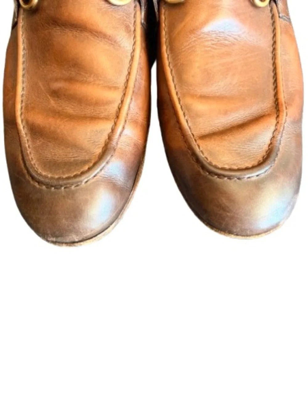 Gucci Horsebit Loafers Brown Leather Made In Italy Vintage Slip On Shoes Size 8